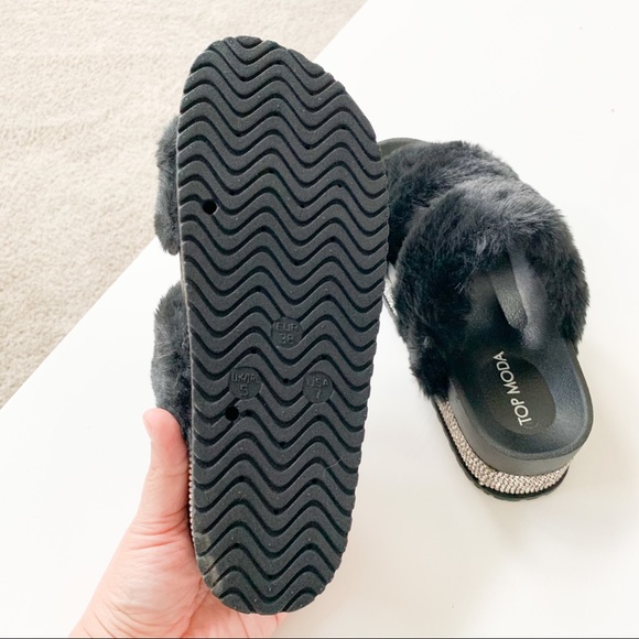 Top Moda Black Sandal Kristen-11 - Picture 6 of 8